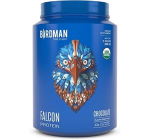 BIRDMAN Falcon Plant Based Protein Powder | Sport Vegan Protein, Keto Friendly, Kosher, Gluten Free, Organic Pea Protein, Non Dairy, Lactose Free Protein