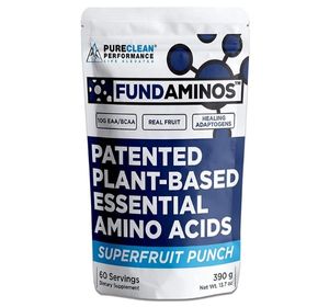 PureClean Performance FUNDAMINOS-Vegan EAA/BCAA’s, Botanically Boosted, Best-Tasting, Great Value, Nothing Artificial,  Physician-Formulated, Clinically-Proven Since 2008