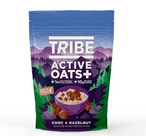  TRIBE Protein Muesli - Choc + Hazelnut (Enjoy Cold) - 5x420g, 40 Servings - Plant Protein, High Fibre, Plant-Based Breakfast